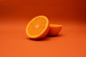 Photo orange color